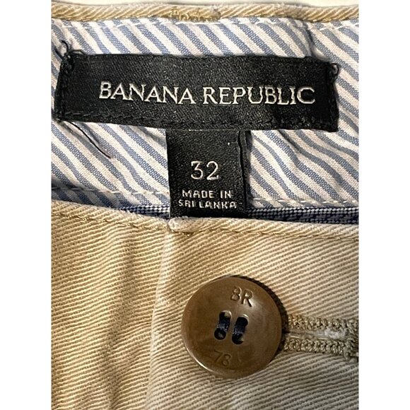 Banana Republic shorts mens 31 x 10 chino brown - Picture 5 of 8